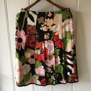 Talbots silk skirt